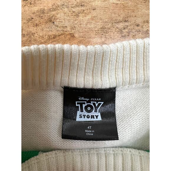 Disney Toy Story Pixar Rex Ugly Christmas Sweater Size 4T - Picture 6 of 9